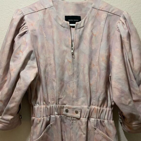 New magalie pascal ceina jumpsuit watercolor pink size Small - Picture 6 of 14
